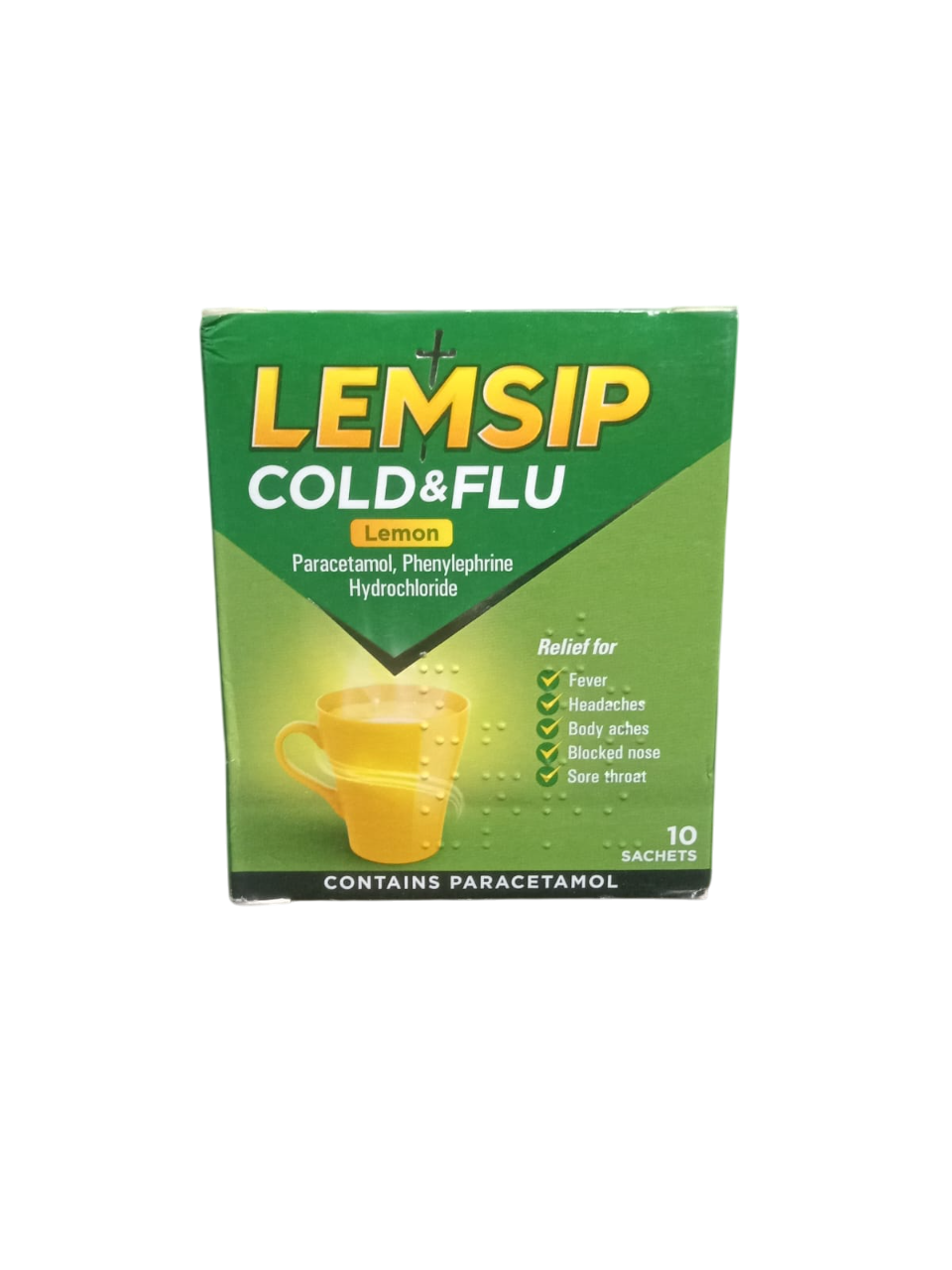 Lemsip Cold And Flu Lemon 10 Sachets